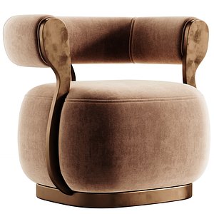 Yuri Swivel Chair 3D model