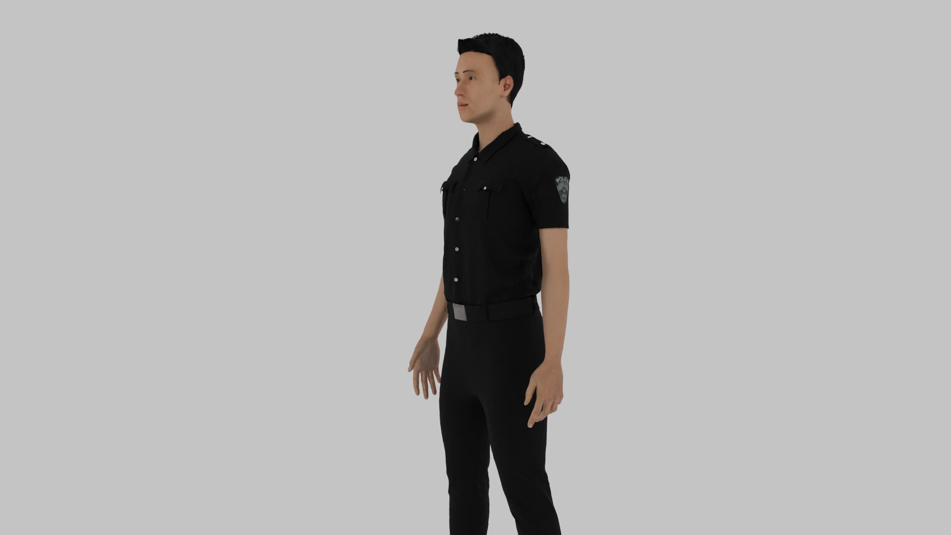 Policeman Model - TurboSquid 1971578
