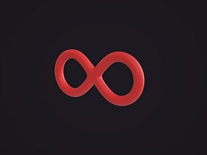 Red Infinity Symbol