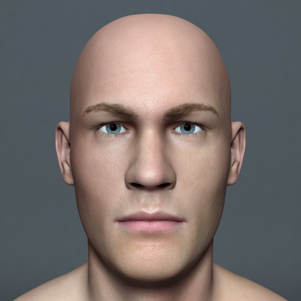 3d model man paul lite male character