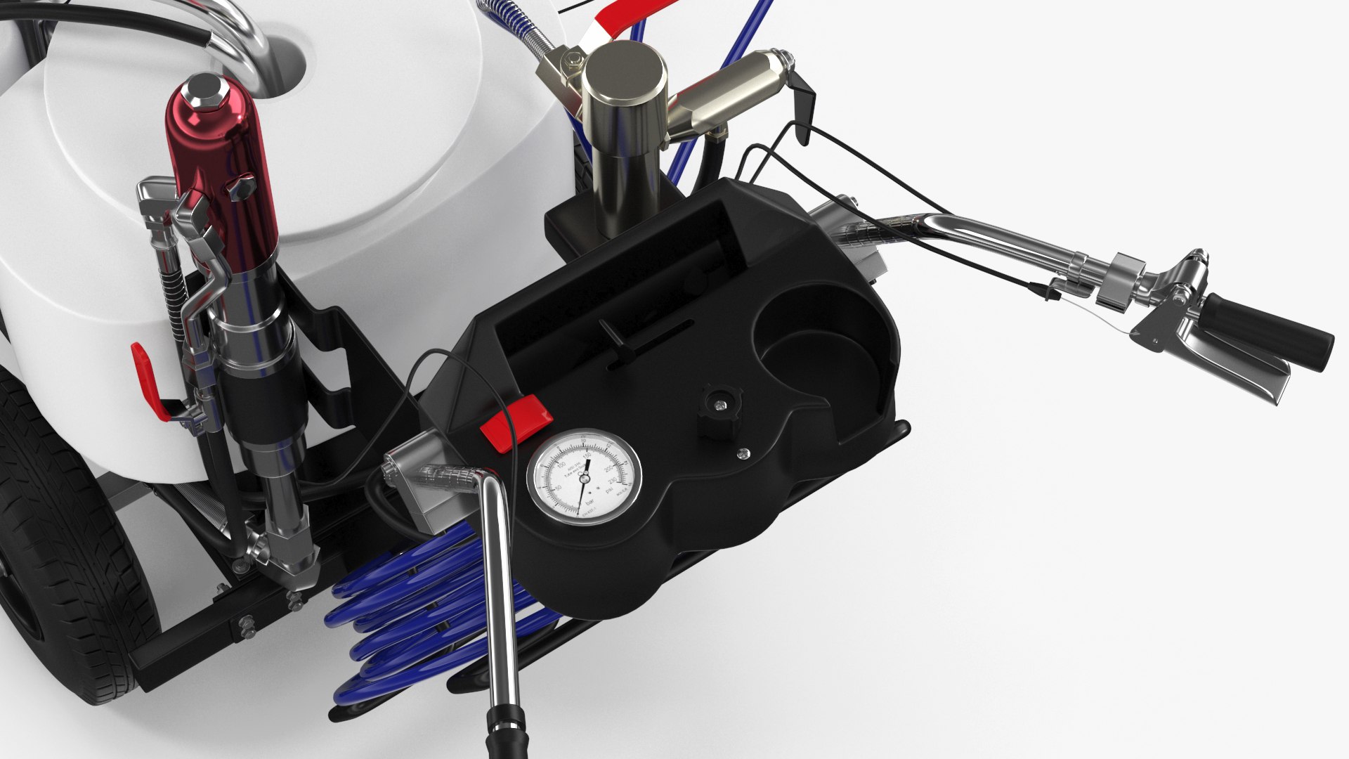3D Road Marking Painting Machine Cold Spraying - TurboSquid 2218473