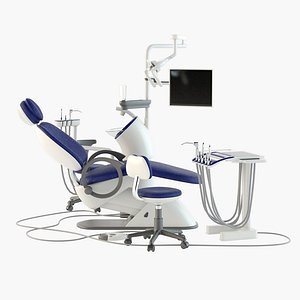 Dental Station Full 3D Blue