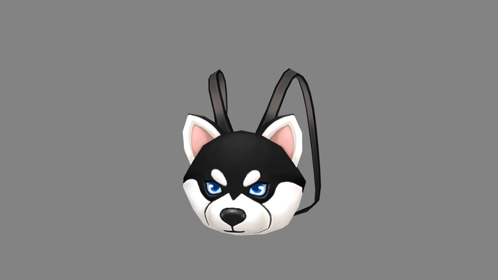 3D Cartoon Children School Bag Dog Backpack Model TurboSquid 1950747