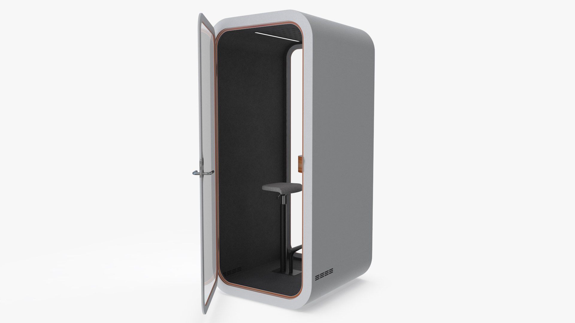 Office Phone Booth 3D model preview