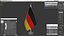 Table Flag Germany