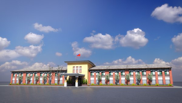 modelo 3d Yuan legislativo de Taiwán TurboSquid 2203465