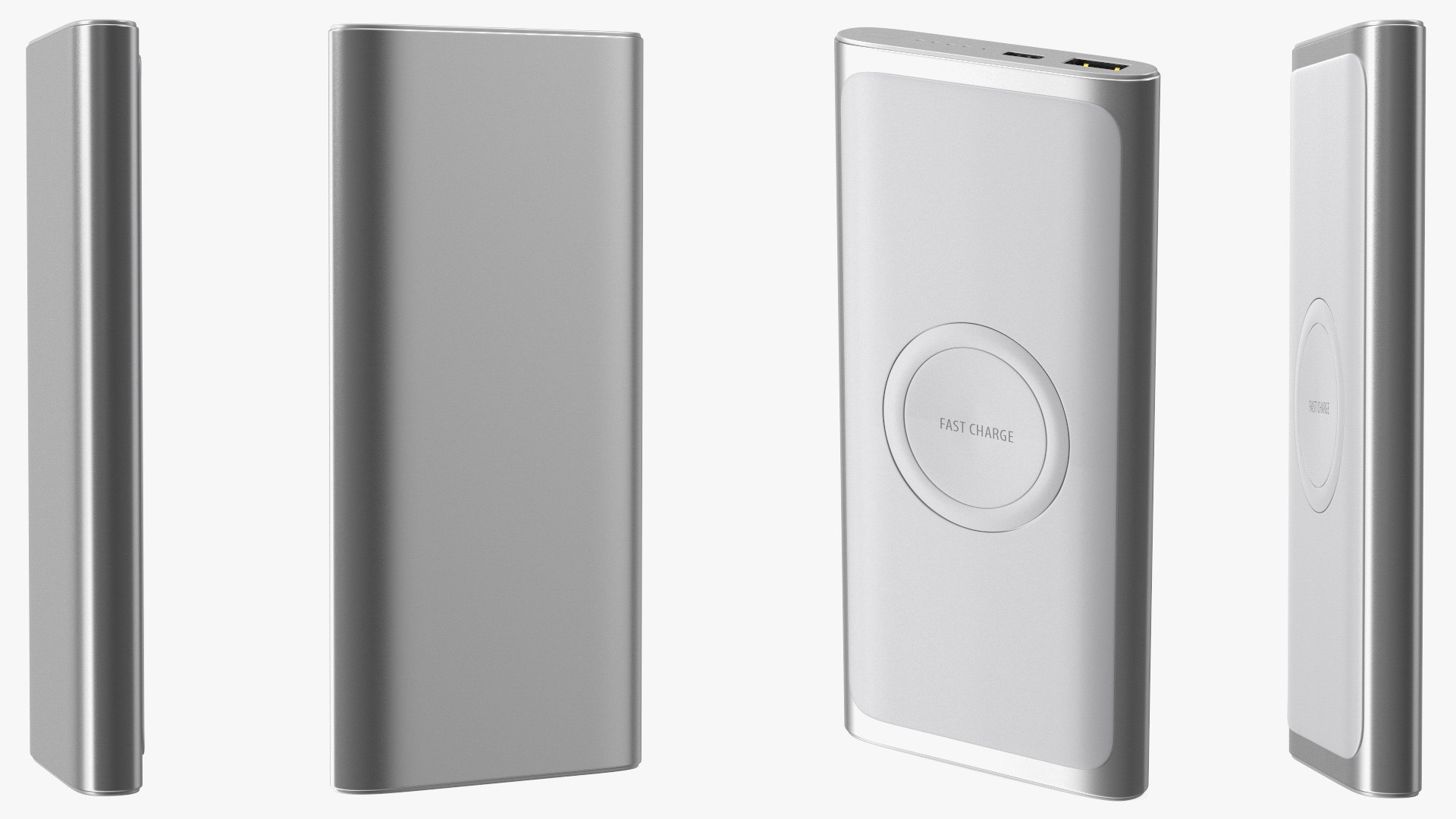 Samsung Wireless Battery Pack Silver 3D model preview