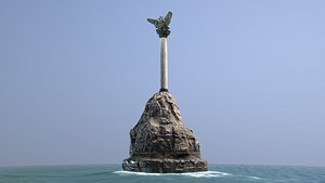Crimean Sights Monument Sunken Ships model
