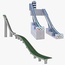 Collezione di rampe per salto con gli sci
