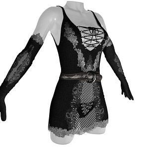 female sexy dress 3ds