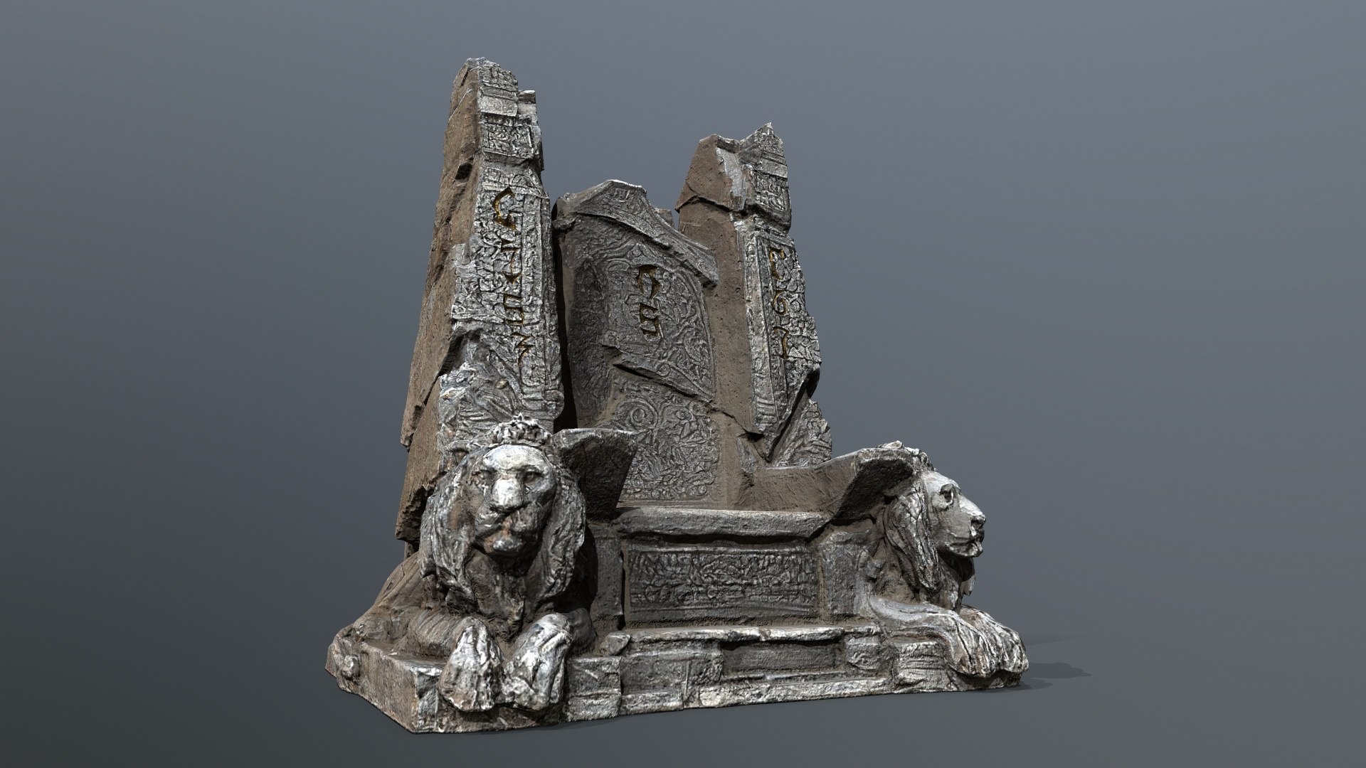 Lion Stone Throne 3D model https://p.turbosquid.com/ts-thumb/fz/9amctV/io/22/jpg/1739981910/1920x1080/fit_q87/df91b769fa9e2688892122b130b981c7755347c9/22.jpg