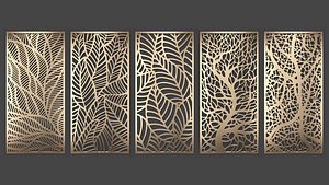 decorative panel 3D model