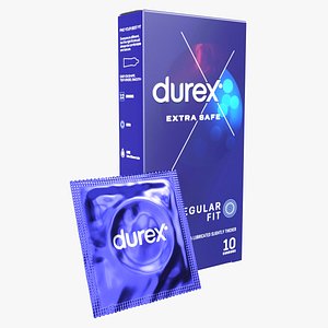 3D Condom box with individual package model