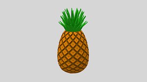 cartoon pineapple model