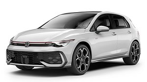 3D Volkswagen Golf GTI 2024 model