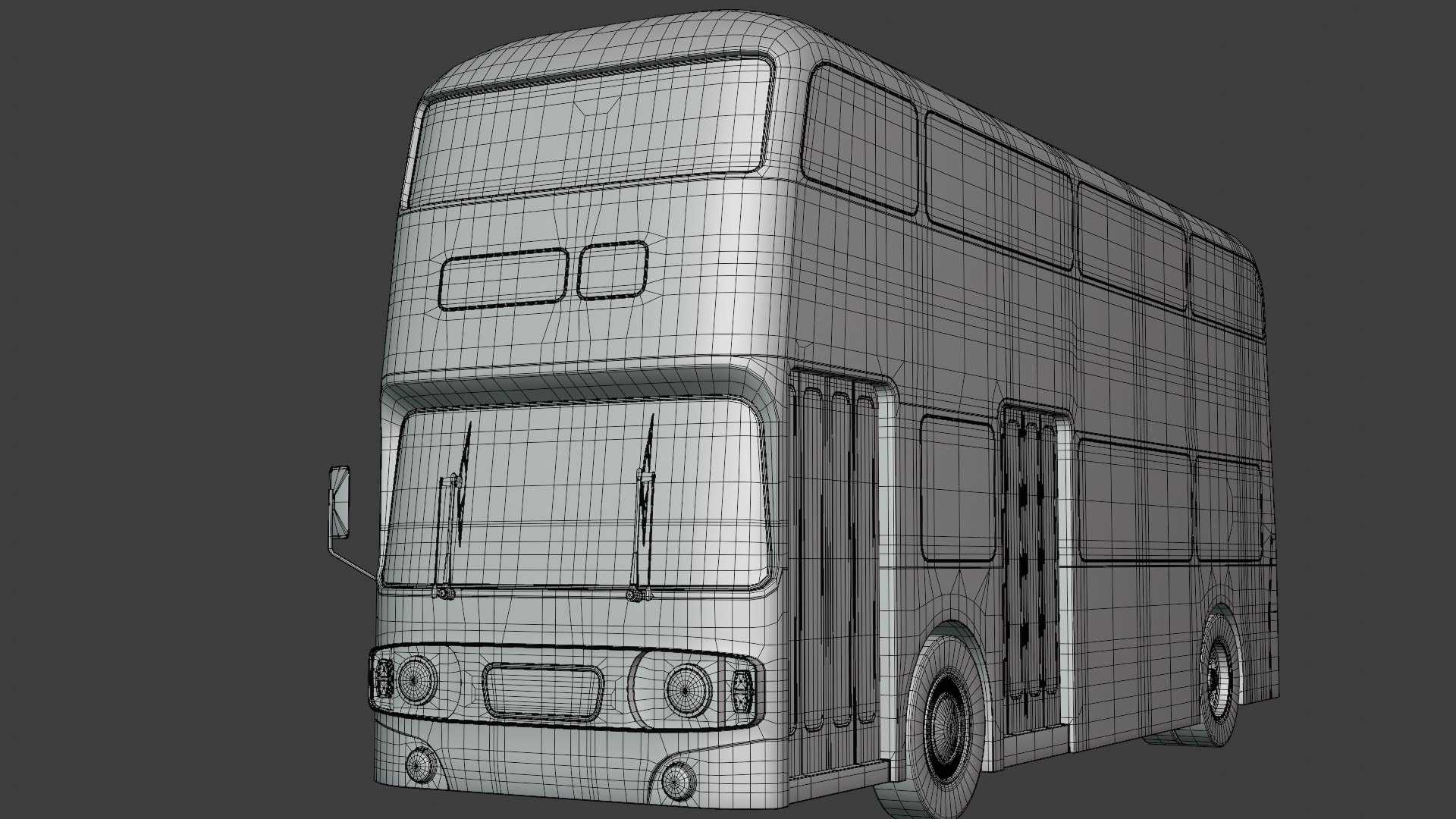 Vintage doubledecker bus 3D model - TurboSquid 2093218