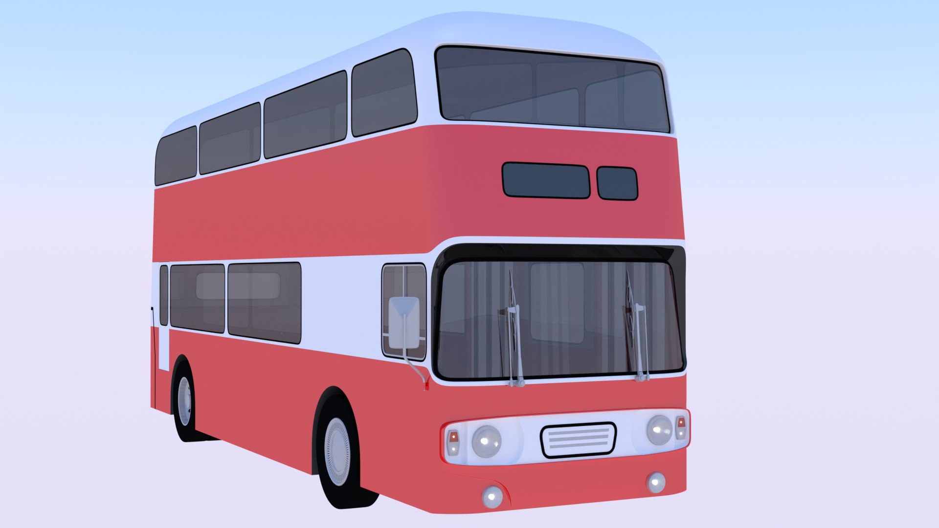 Vintage doubledecker bus 3D model - TurboSquid 2093218