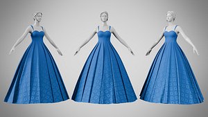 Dress 49 Tory Blue