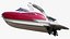 Formula 350 FX Rotes Luxus-Sportboot