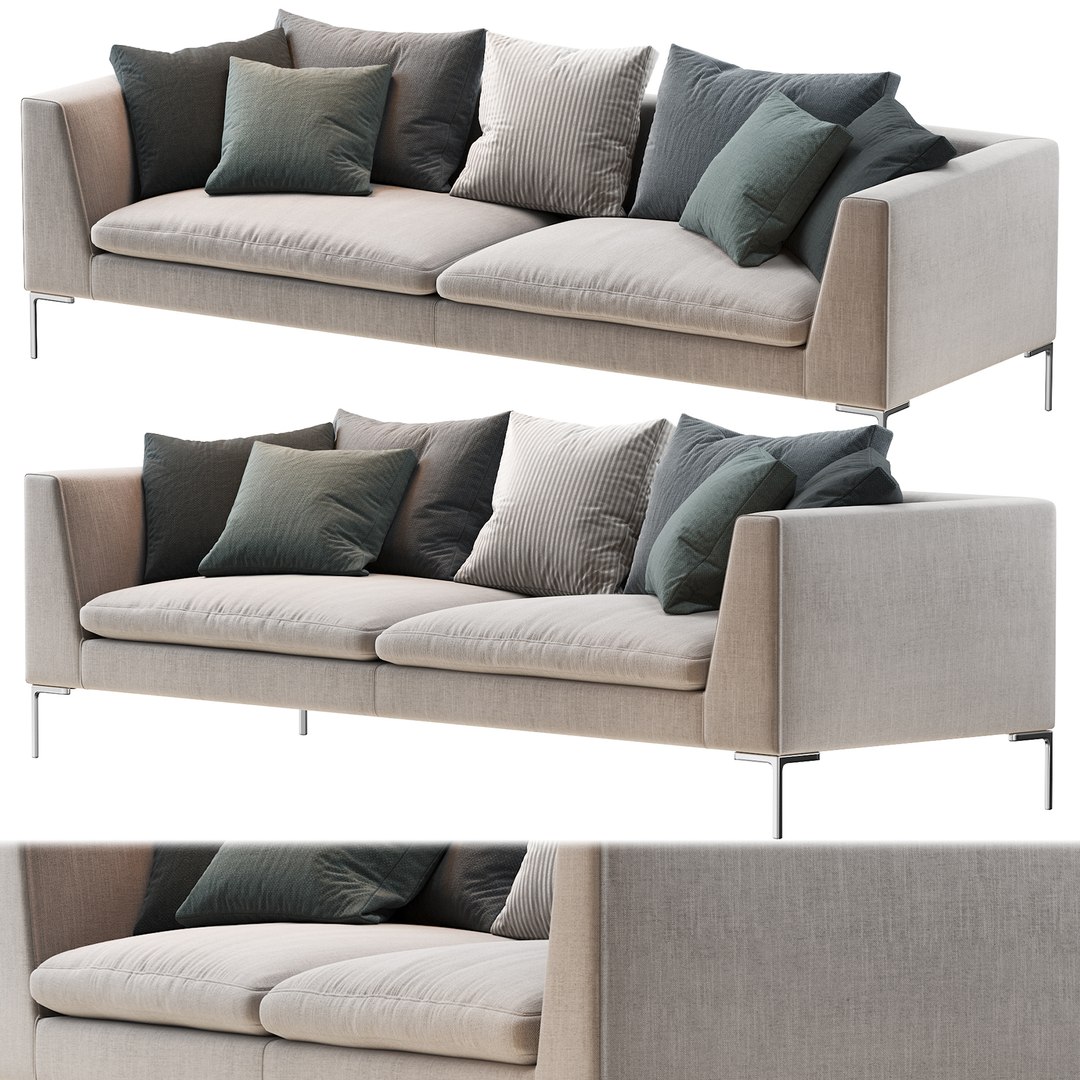 Sofa charles model - TurboSquid 1687823