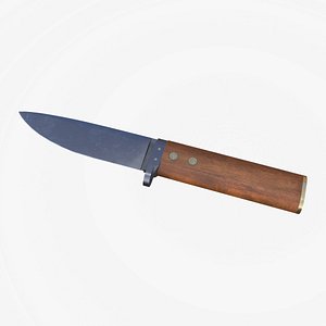 Knife 01 Low-poly PBR 3D model