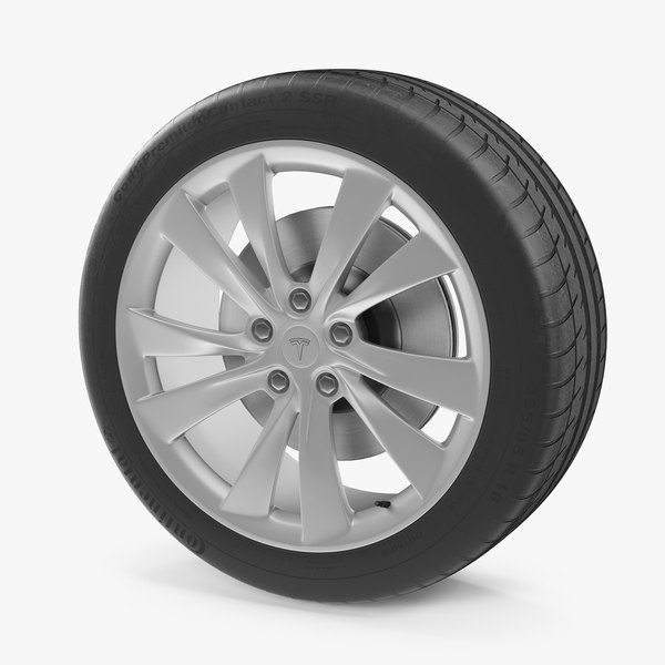 modelo 3d Tesla Silver Cyclone Wheel - TurboSquid 1143478