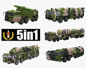 Chinese Dongfeng Series Missile Launcher