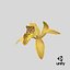 Żółty kwiat orchidei cymbidium
