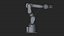 industrial robot arm 3D model