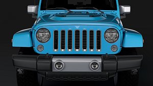 3D model jeep wrangler unlimited chief