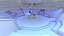 Futuristic Millionaire TV Studio Animated Set 3D model