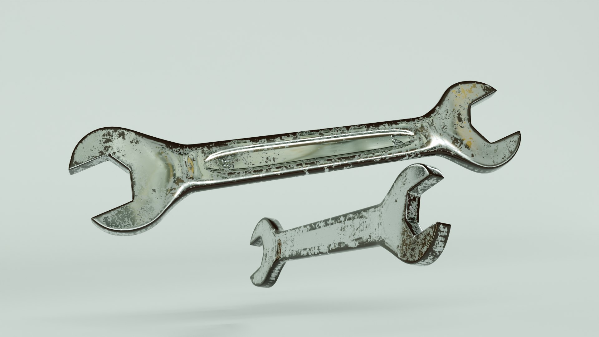 3D Rusted Spanner Model - TurboSquid 1983633
