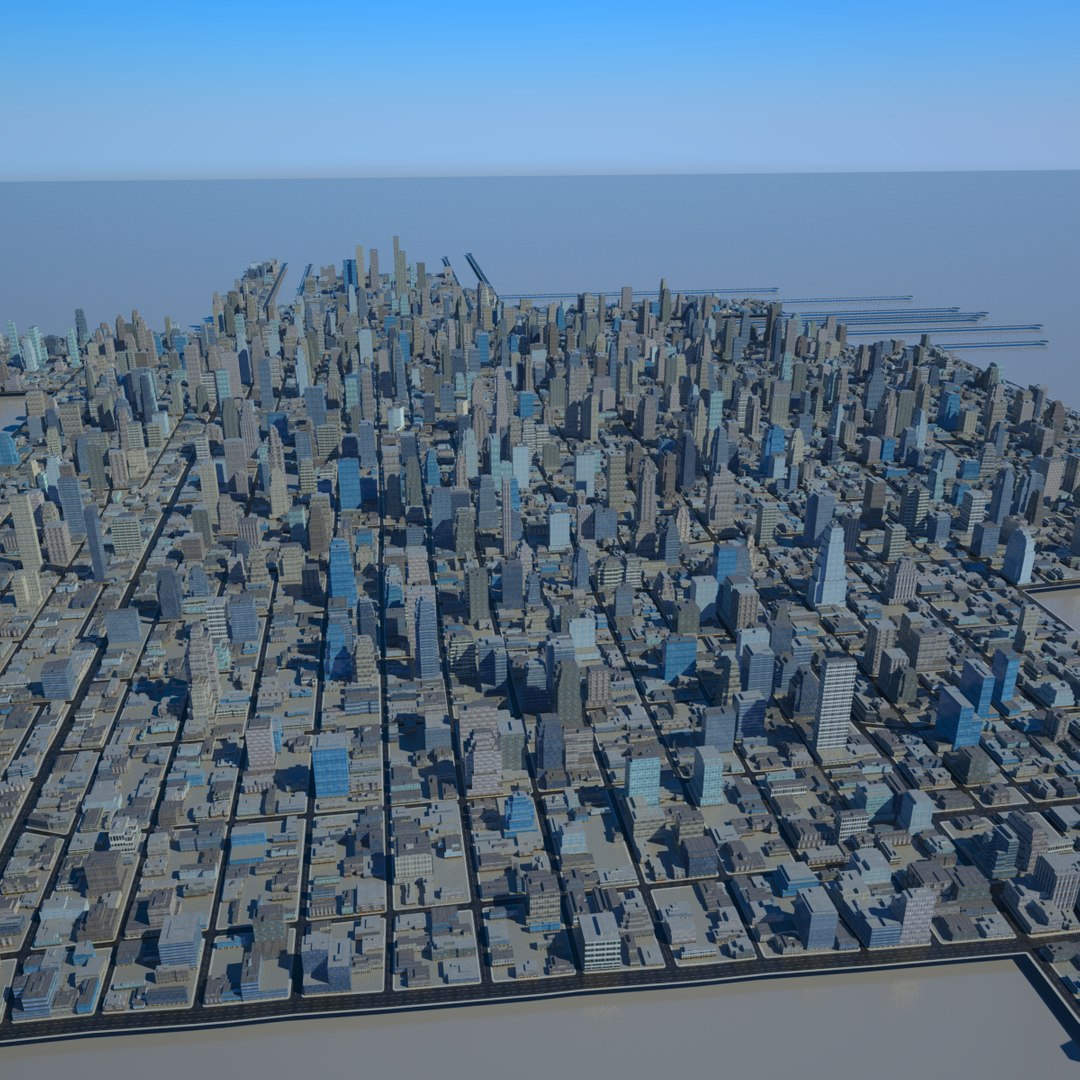 Cityscape Scene 3d Max