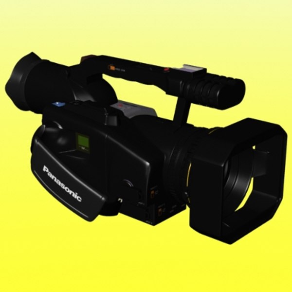 3d model panasonic video camera