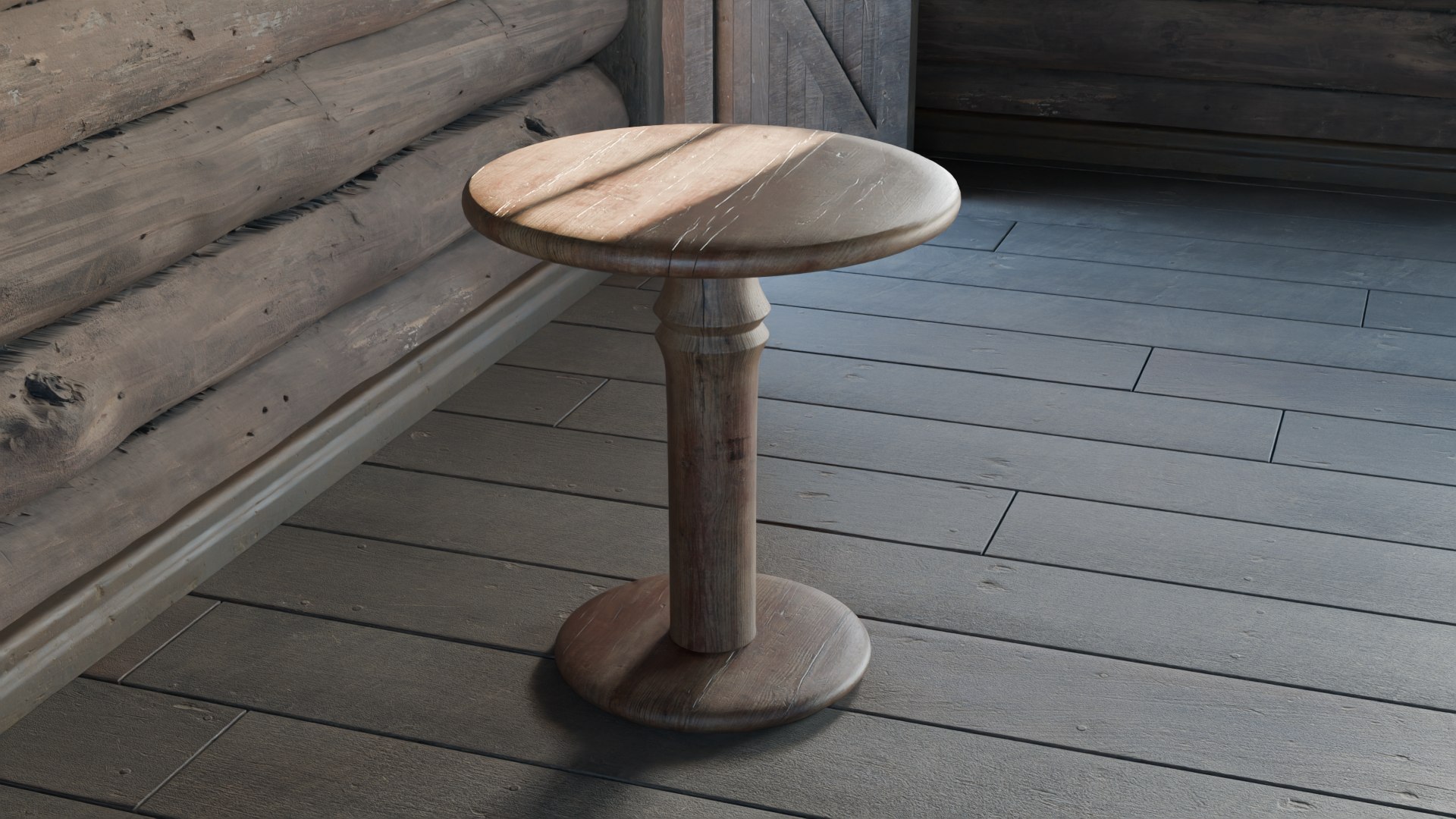 Rustic Round Side Table - Country Wooden Furniture 3D https://p.turbosquid.com/ts-thumb/fz/pUXIGk/VL/close4/png/1769711156/1920x1080/fit_q87/5aabb7a48dd8887b6fb5915b8cd51b27b0a6c45a/close4.jpg