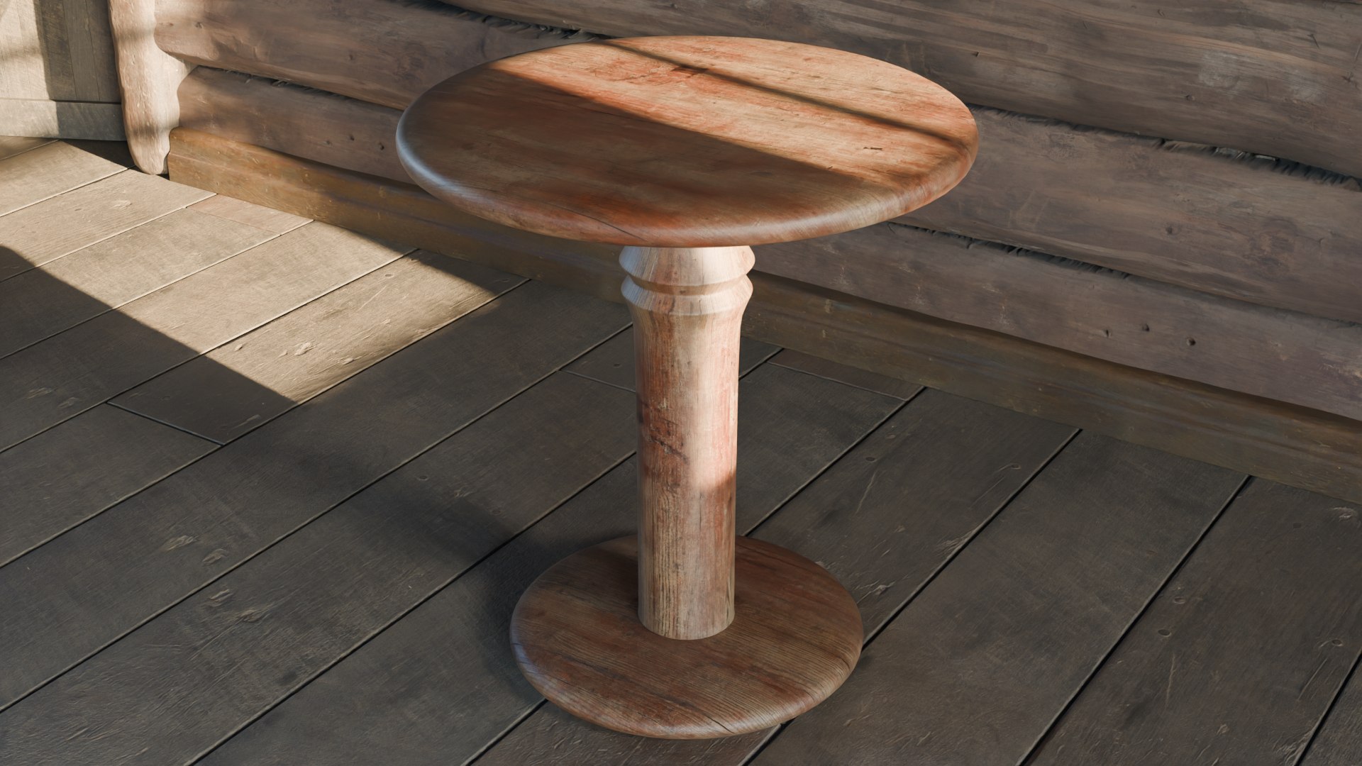Rustic Round Side Table - Country Wooden Furniture 3D https://p.turbosquid.com/ts-thumb/fz/pUXIGk/nj/close2/png/1769711158/1920x1080/fit_q87/36daf2f27f2aae55d18f2f4d146c892eac182e81/close2.jpg