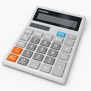 3d model electronic calculator