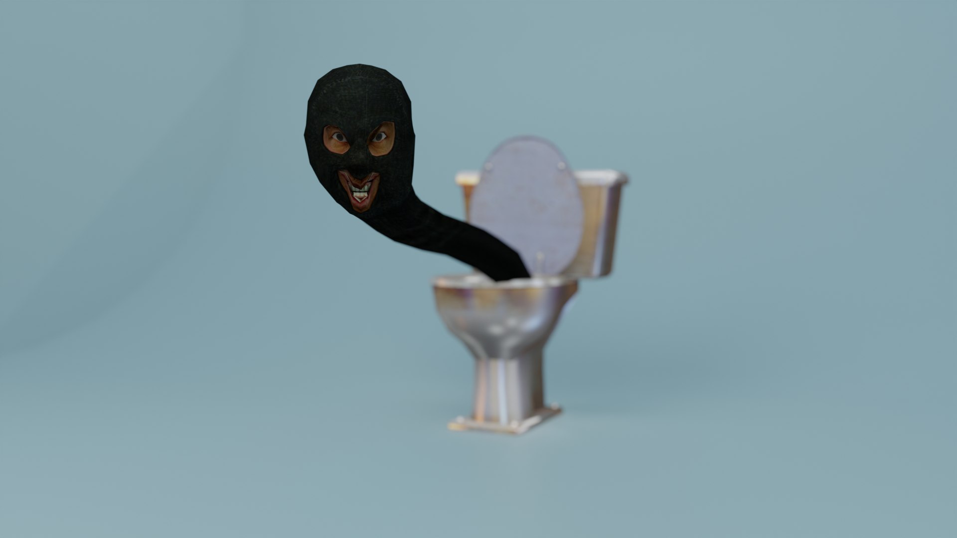 Skibidi Toilet Toilet Mask Man 3D Model TurboSquid 2090093