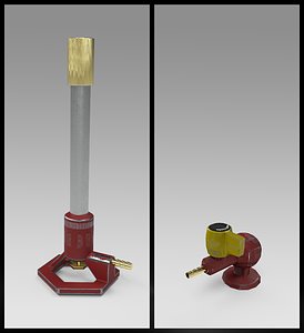 Bunsen Burner and valve