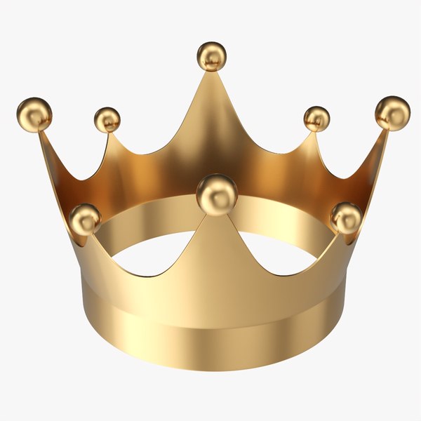 Gold crown 04 3D model