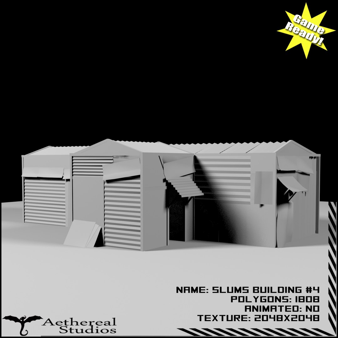 Slums Building 4 X