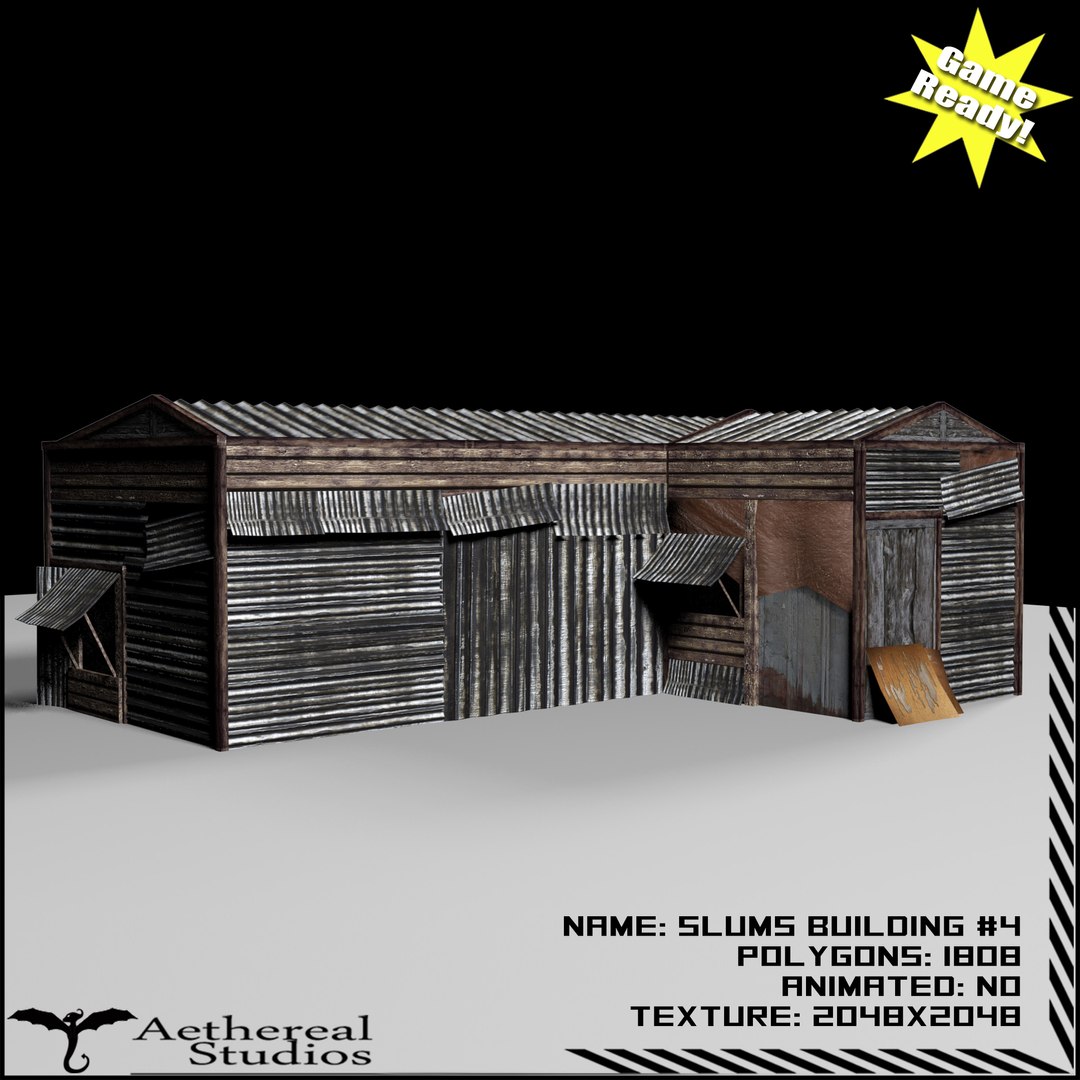 Slums Building 4 X