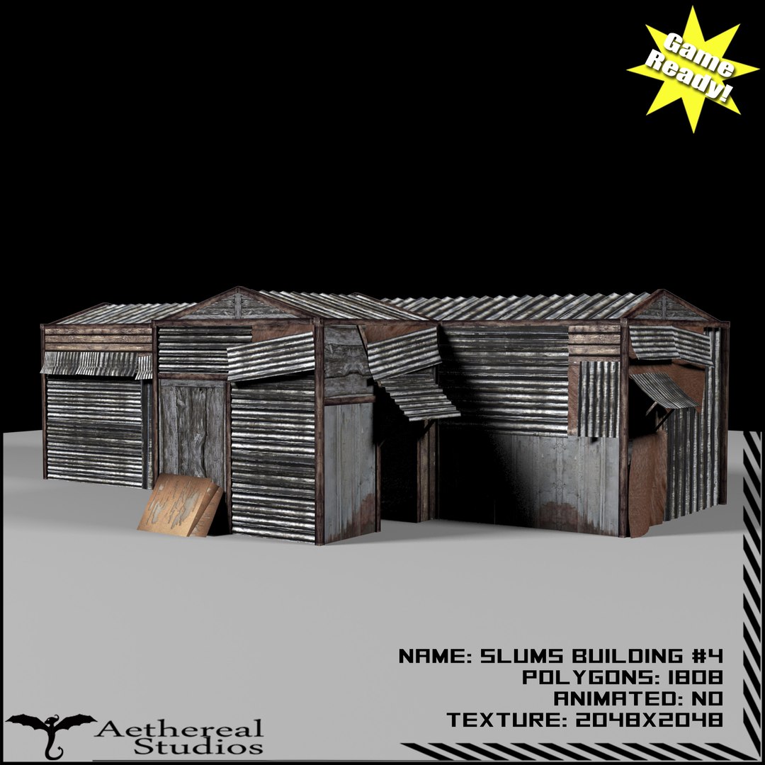Slums Building 4 X