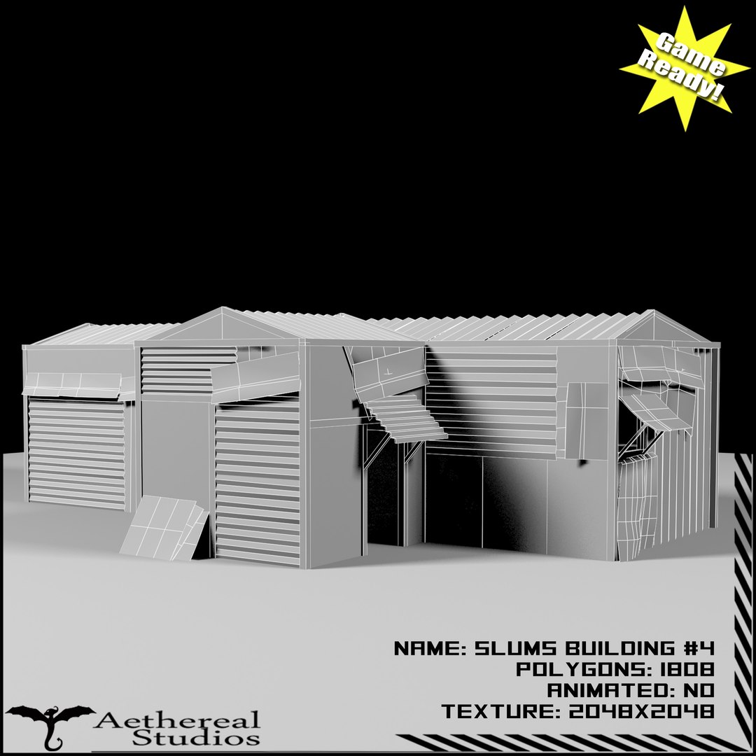 Slums Building 4 X