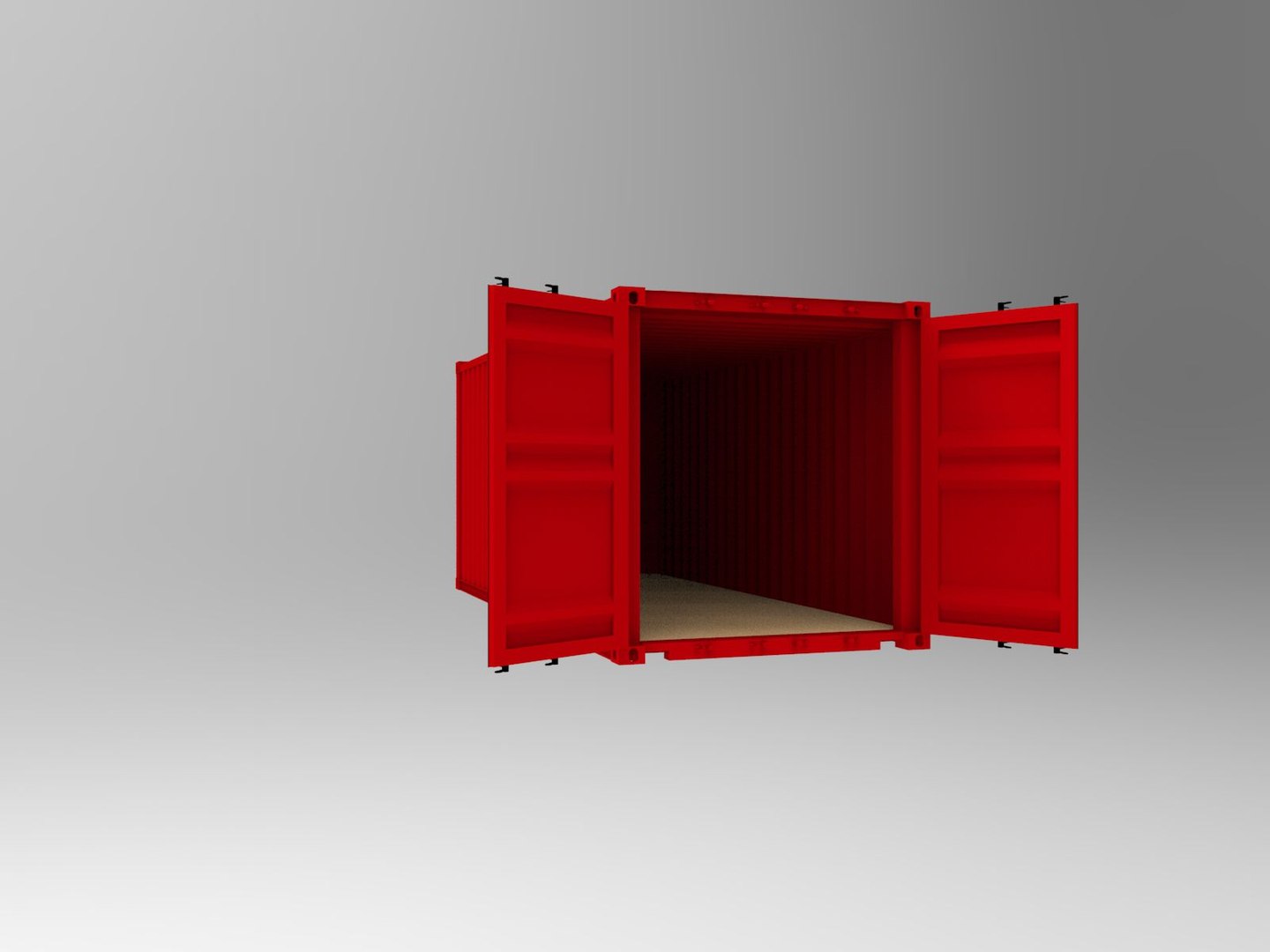 3d Model Of Container