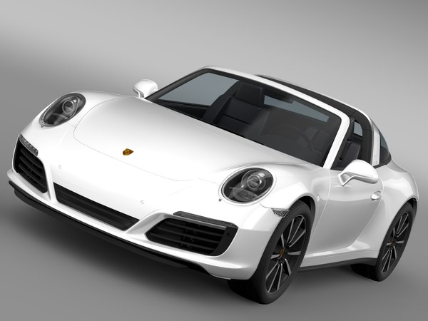 3d model porsche 911 targa 4s