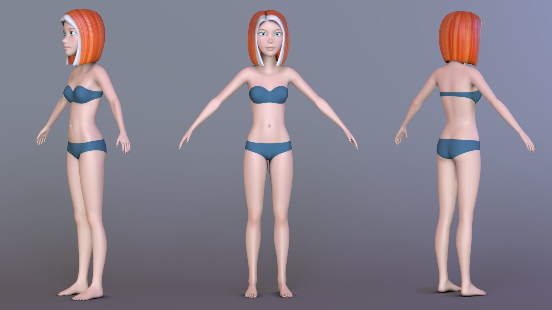 3D cartoon woman https://p.turbosquid.com/ts-thumb/g0/BxTBk7/LrYWD2IN/maillot01/jpg/1579344815/1920x1080/fit_q87/b5910a6c13fc70e37a40e867bf6283b23abd45d3/maillot01.jpg