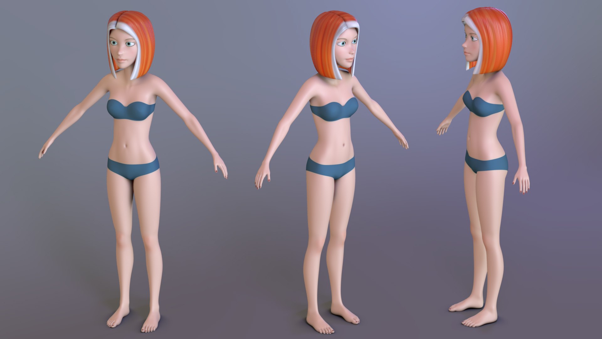 3D cartoon woman https://p.turbosquid.com/ts-thumb/g0/BxTBk7/aqByKtDj/maillot04/jpg/1579344815/1920x1080/fit_q87/0603fbee22fecafa8b6c6950870cfc796b21493c/maillot04.jpg