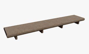 Stone Long Bench