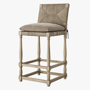 Gregorius Pineo Henri II Rush Barstool 3D